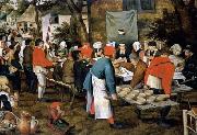 Pieter Brueghel the Younger Peasant Wedding Feast oil painting